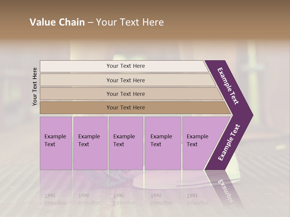 Romantic Caucasian Dolly Shoes PowerPoint Template