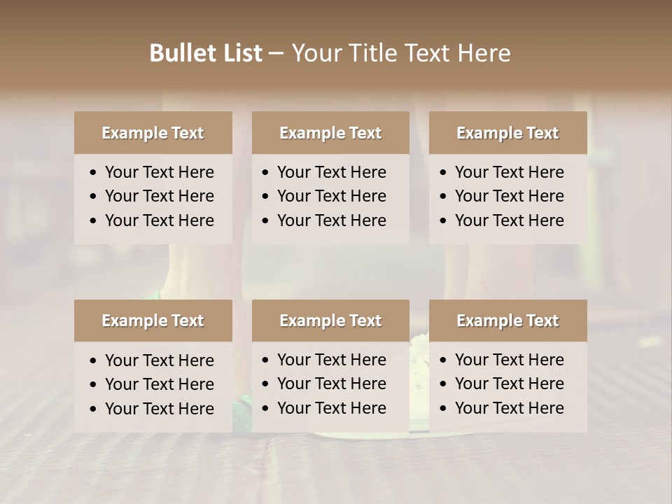 Romantic Caucasian Dolly Shoes PowerPoint Template