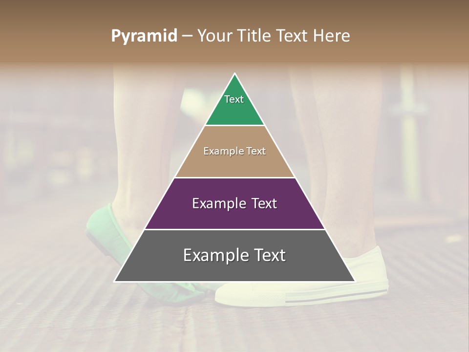 Romantic Caucasian Dolly Shoes PowerPoint Template