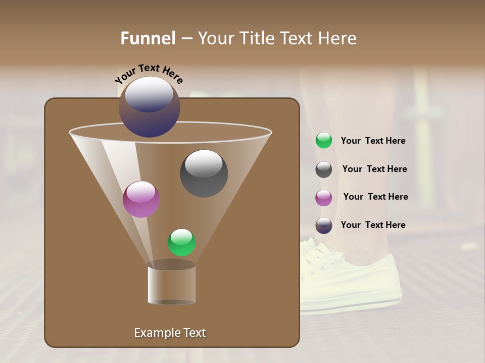 Romantic Caucasian Dolly Shoes PowerPoint Template