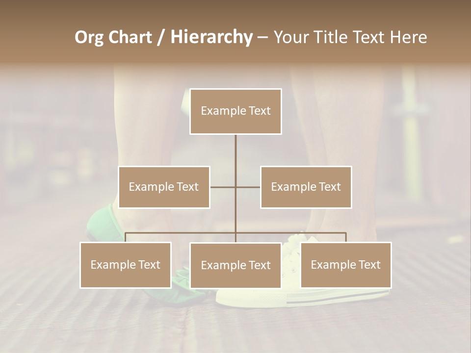 Romantic Caucasian Dolly Shoes PowerPoint Template