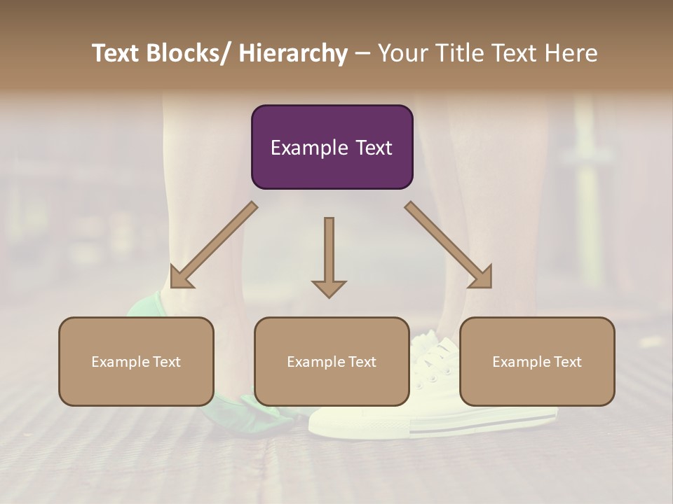 Romantic Caucasian Dolly Shoes PowerPoint Template