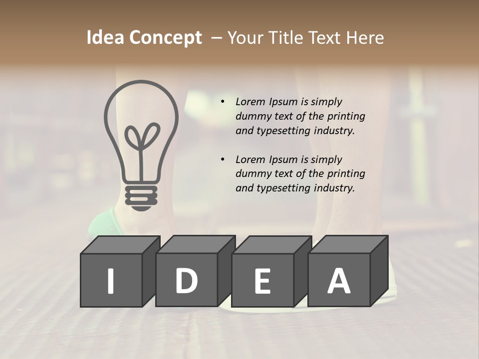 Romantic Caucasian Dolly Shoes PowerPoint Template