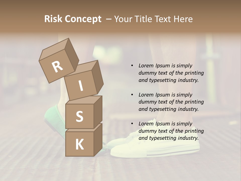 Romantic Caucasian Dolly Shoes PowerPoint Template