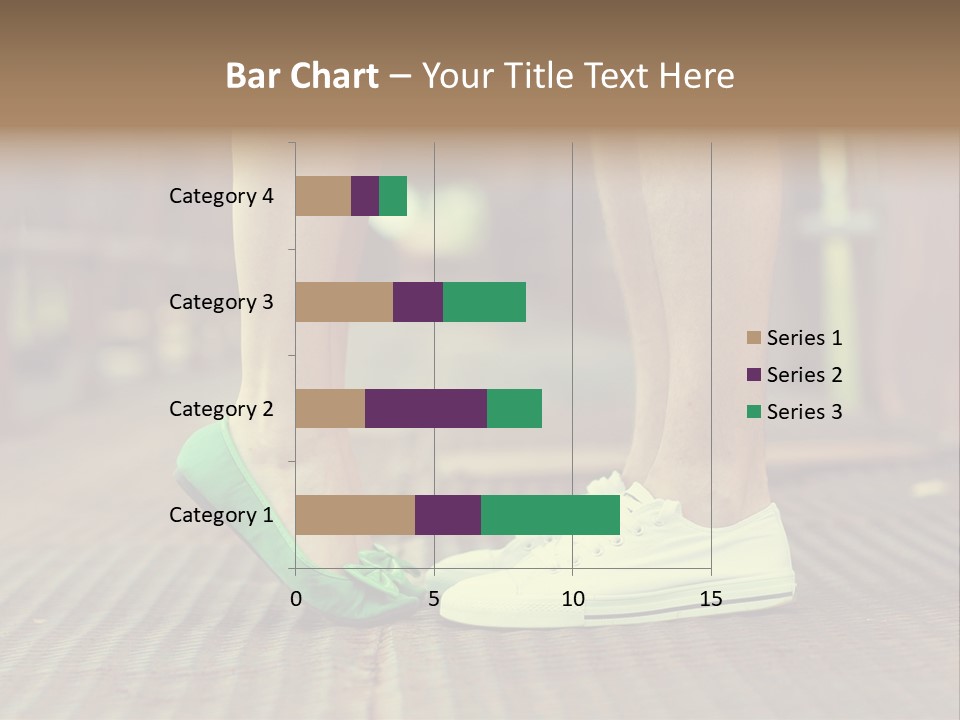 Romantic Caucasian Dolly Shoes PowerPoint Template