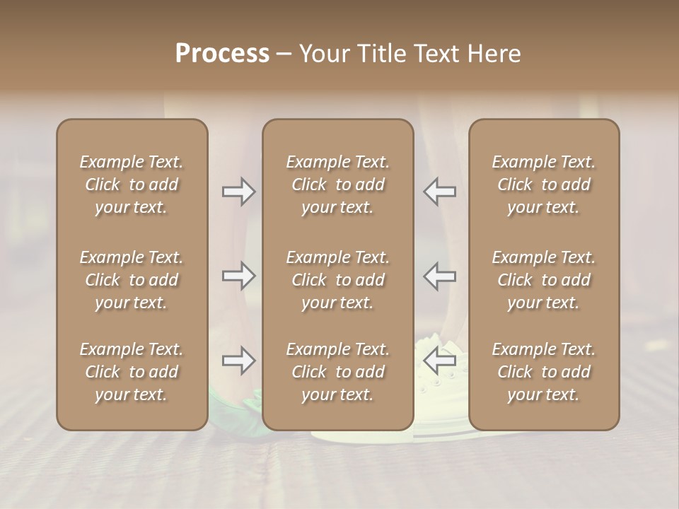 Romantic Caucasian Dolly Shoes PowerPoint Template