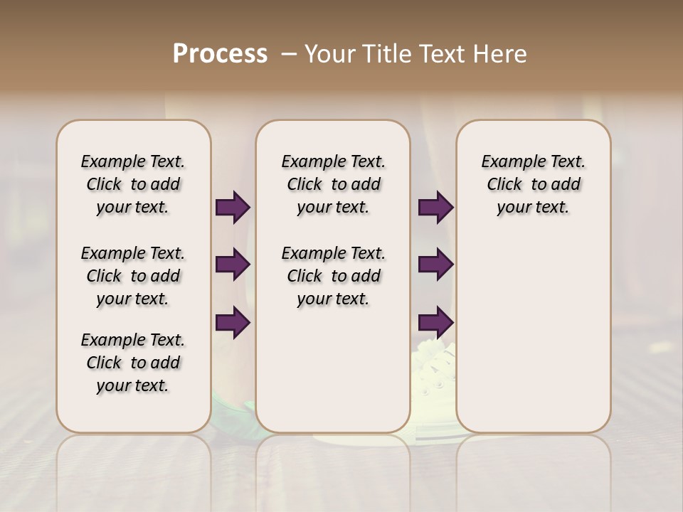 Romantic Caucasian Dolly Shoes PowerPoint Template
