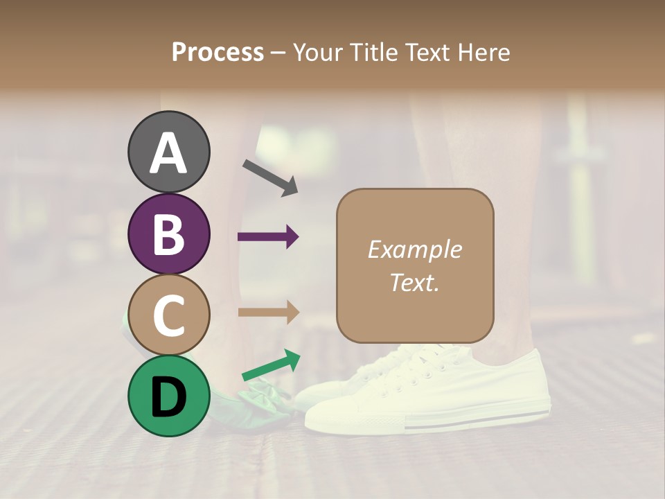 Romantic Caucasian Dolly Shoes PowerPoint Template