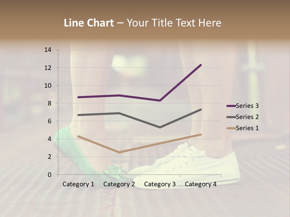Romantic Caucasian Dolly Shoes PowerPoint Template