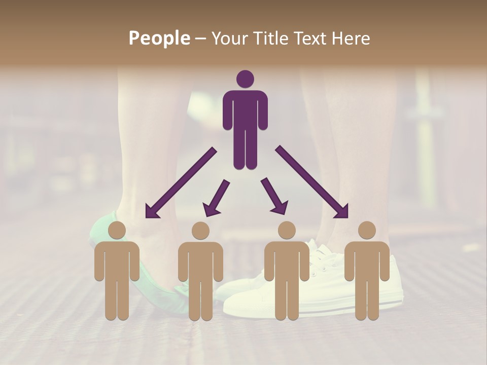 Romantic Caucasian Dolly Shoes PowerPoint Template