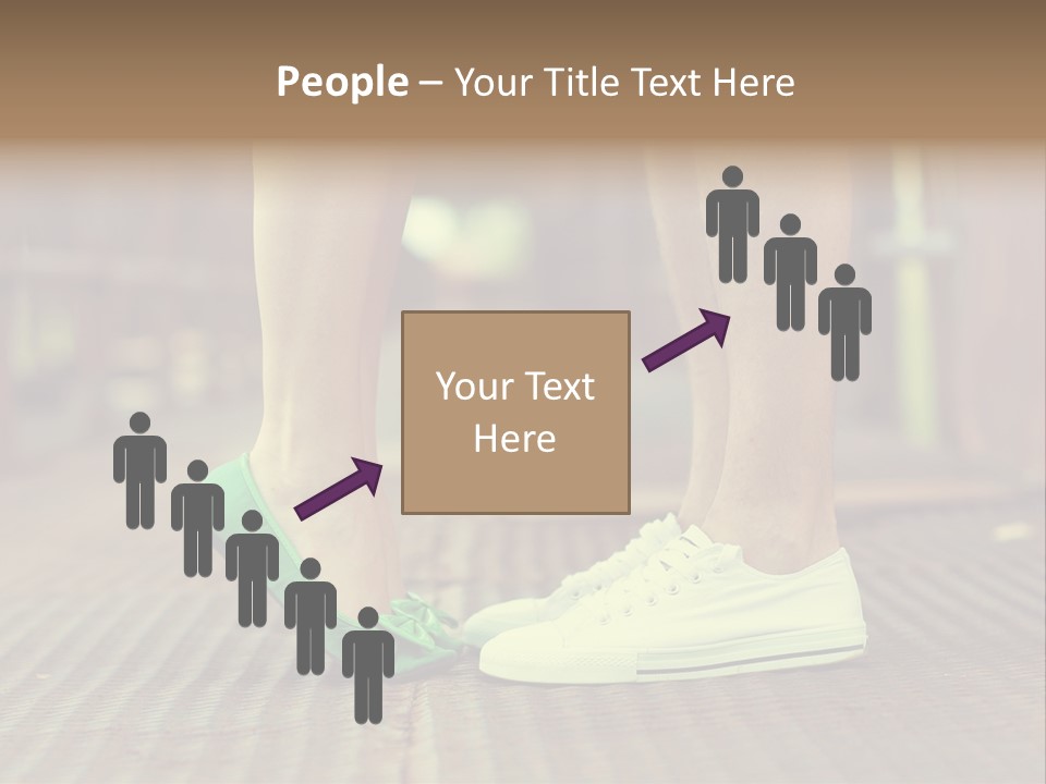 Romantic Caucasian Dolly Shoes PowerPoint Template