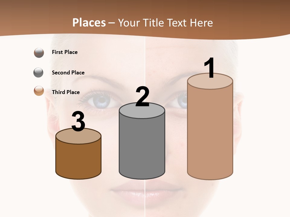 Young Skincare Girl PowerPoint Template
