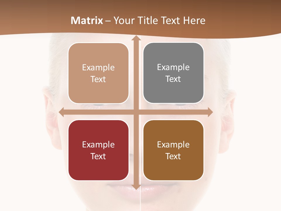 Young Skincare Girl PowerPoint Template