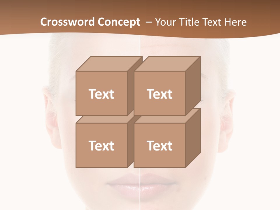 Young Skincare Girl PowerPoint Template