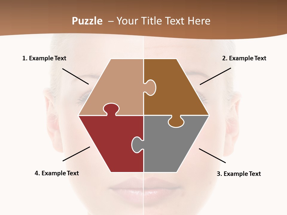 Young Skincare Girl PowerPoint Template