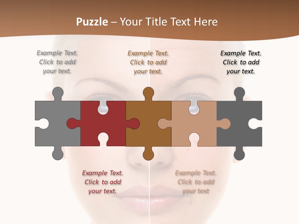 Young Skincare Girl PowerPoint Template