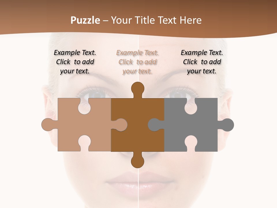 Young Skincare Girl PowerPoint Template