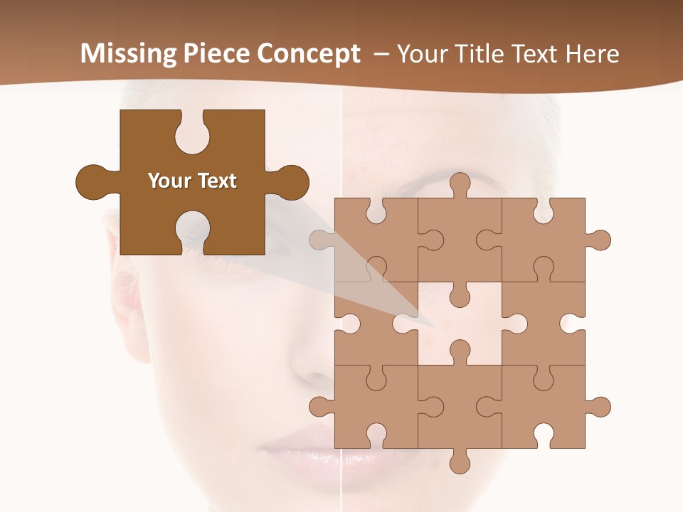 Young Skincare Girl PowerPoint Template