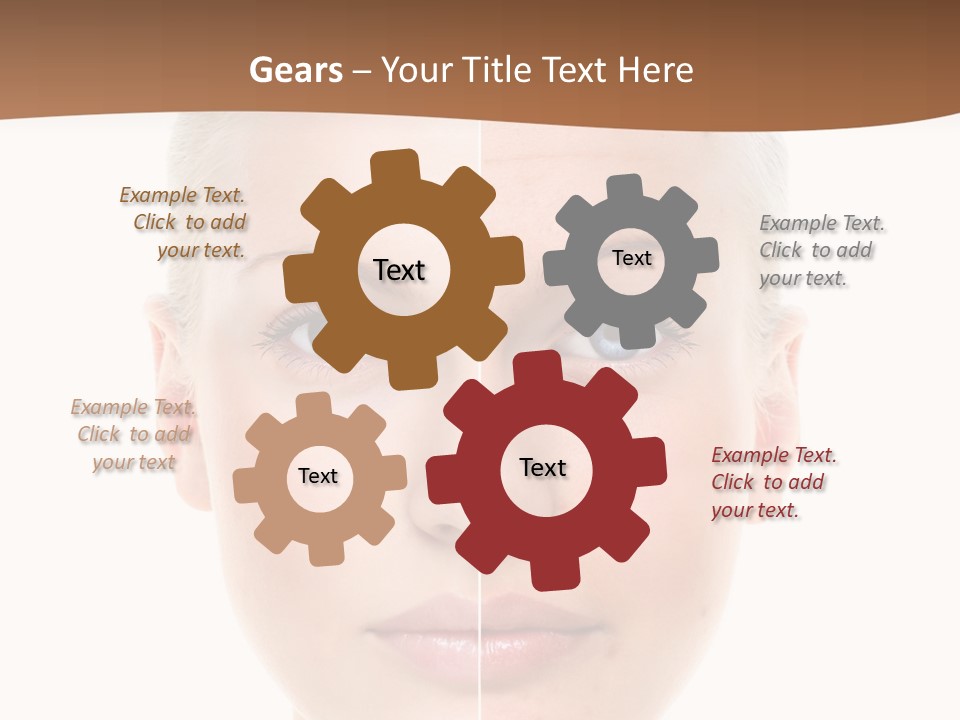 Young Skincare Girl PowerPoint Template