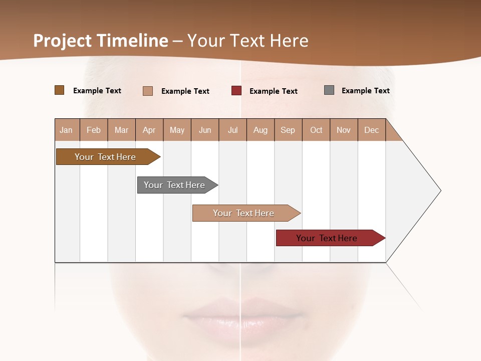 Young Skincare Girl PowerPoint Template