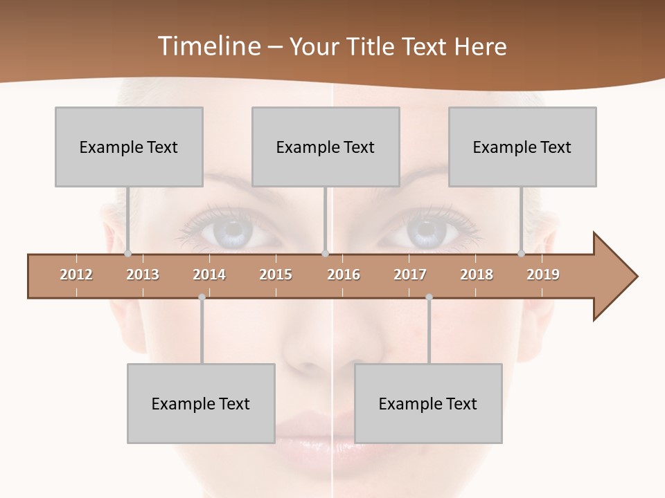 Young Skincare Girl PowerPoint Template