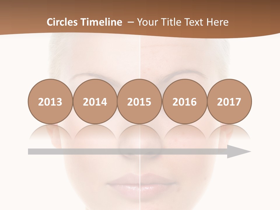 Young Skincare Girl PowerPoint Template