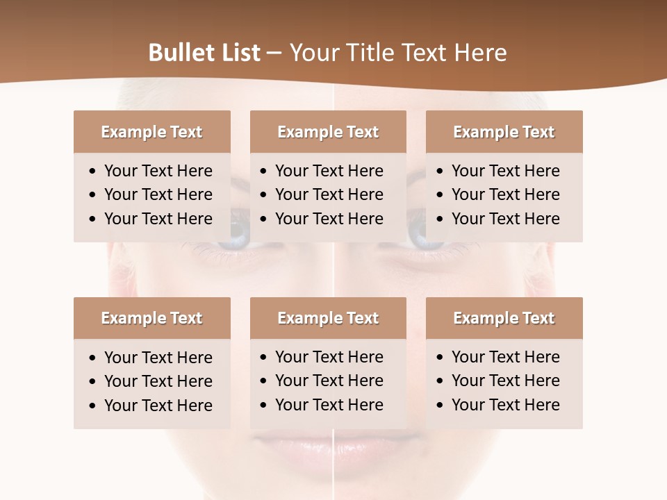 Young Skincare Girl PowerPoint Template