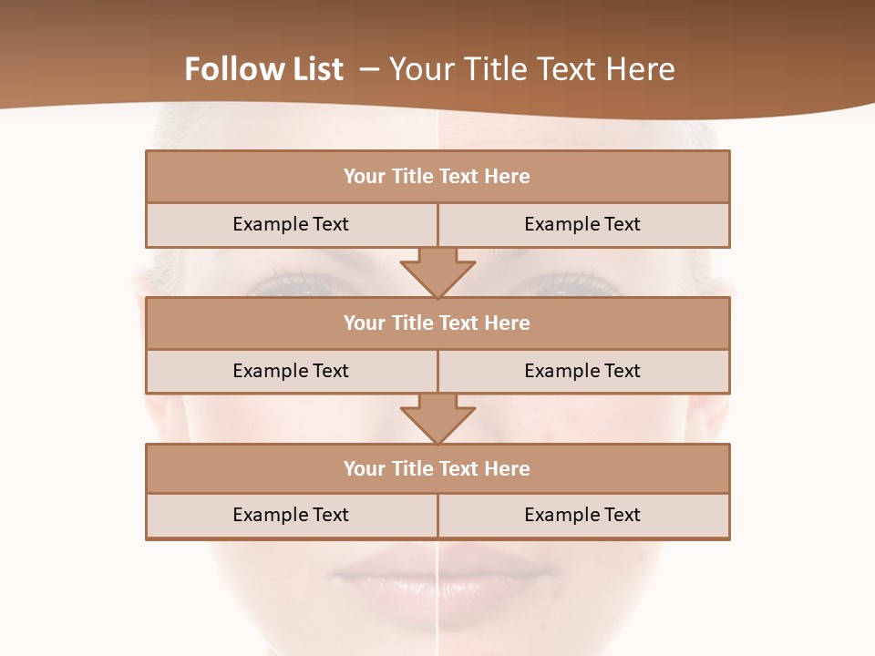 Young Skincare Girl PowerPoint Template