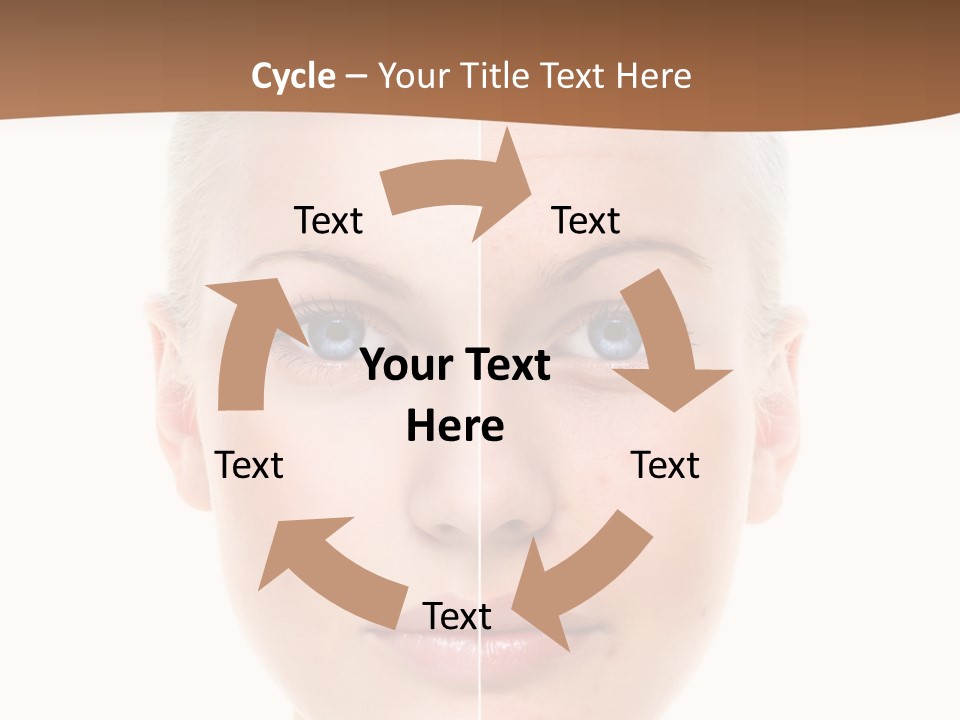 Young Skincare Girl PowerPoint Template