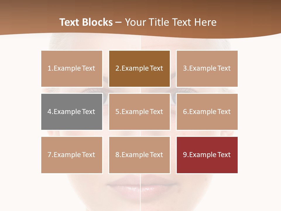 Young Skincare Girl PowerPoint Template