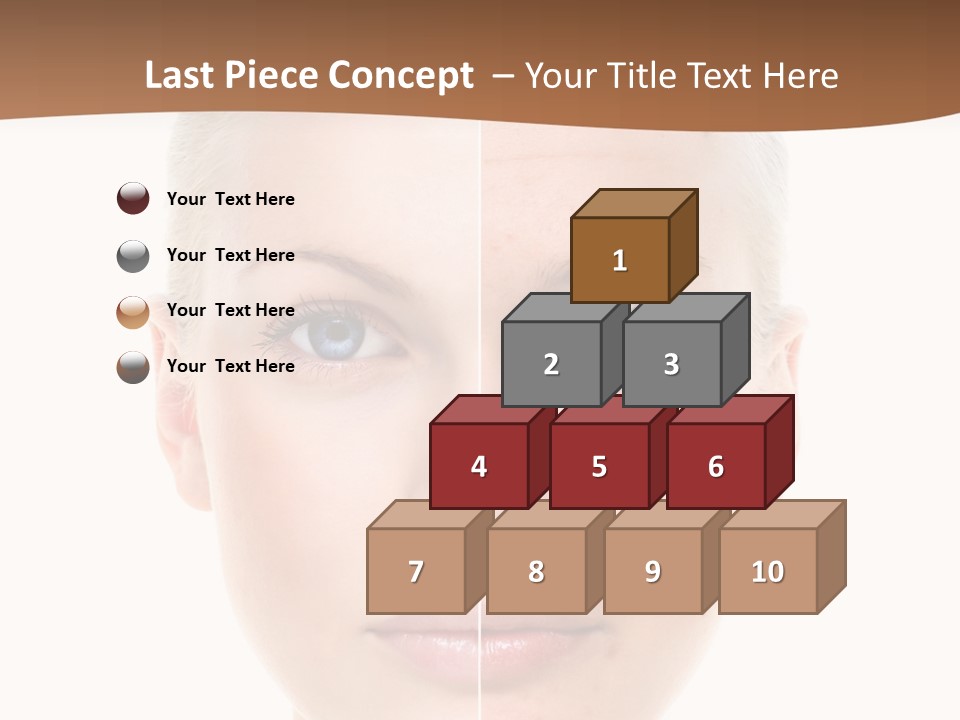 Young Skincare Girl PowerPoint Template