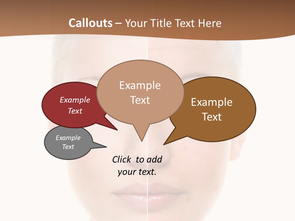 Young Skincare Girl PowerPoint Template