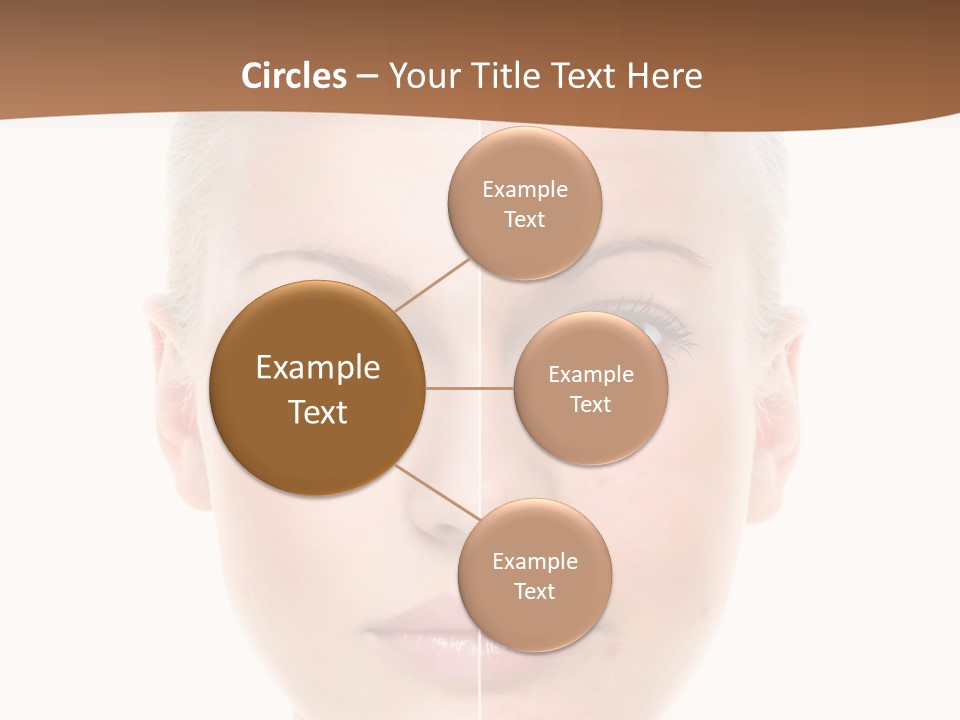 Young Skincare Girl PowerPoint Template