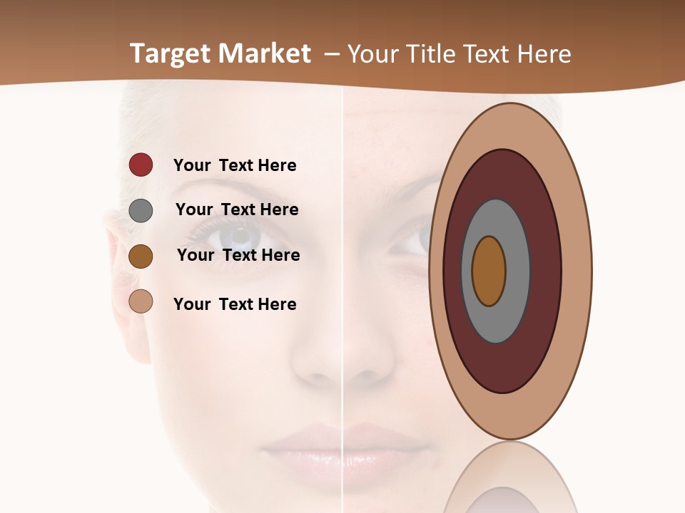 Young Skincare Girl PowerPoint Template