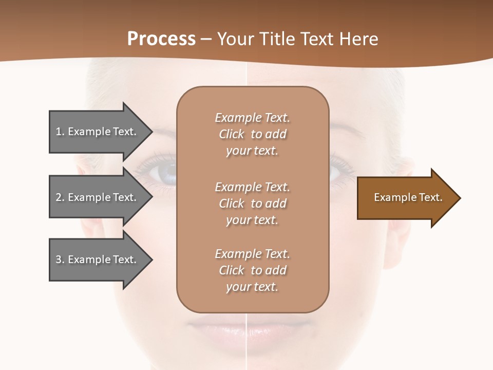 Young Skincare Girl PowerPoint Template