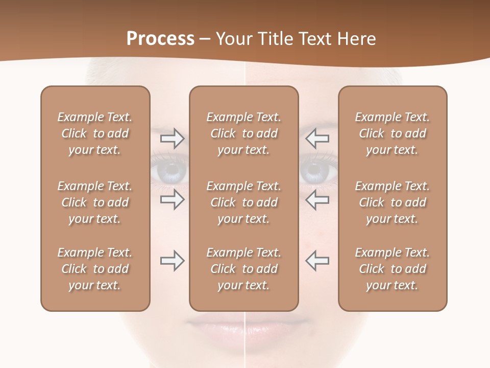Young Skincare Girl PowerPoint Template
