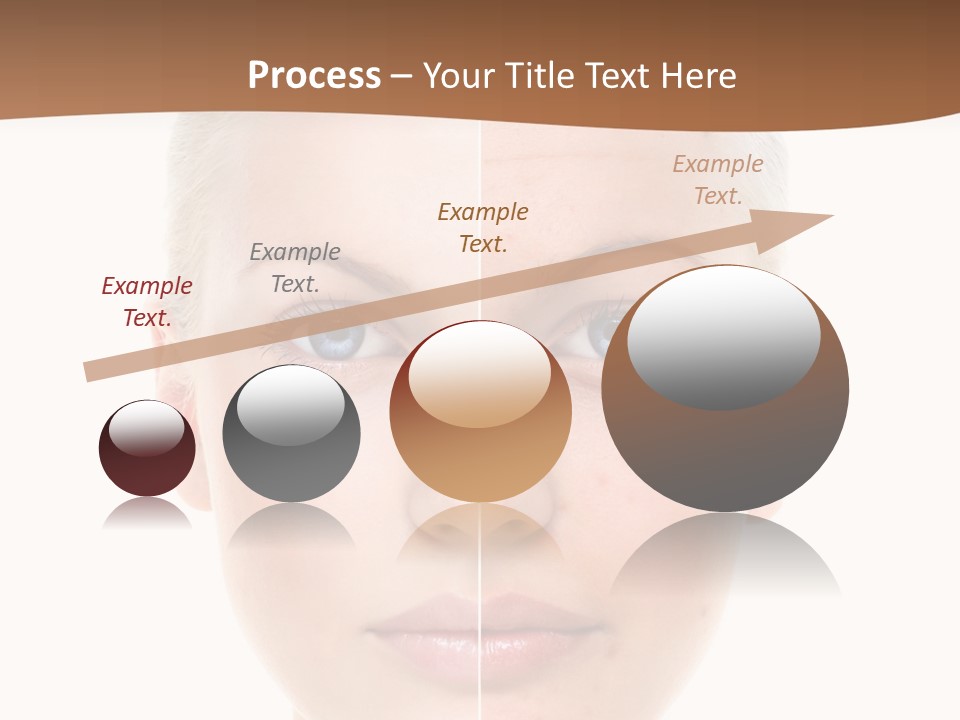 Young Skincare Girl PowerPoint Template