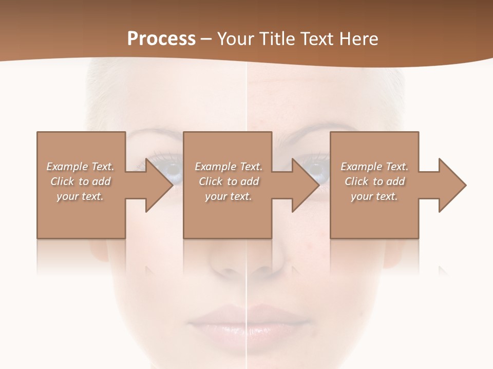 Young Skincare Girl PowerPoint Template