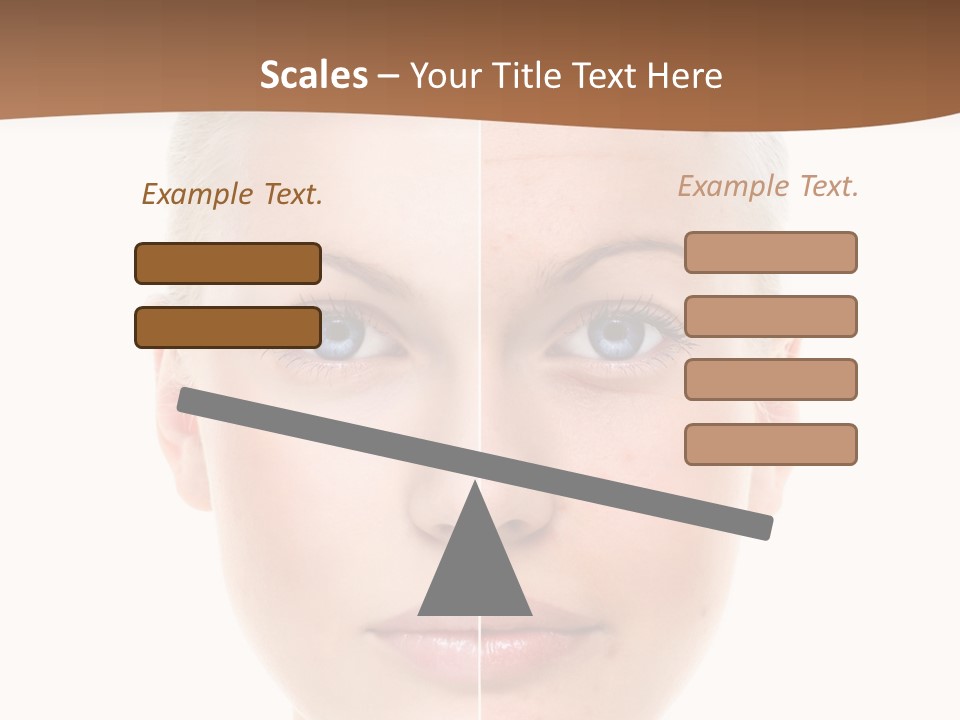 Young Skincare Girl PowerPoint Template