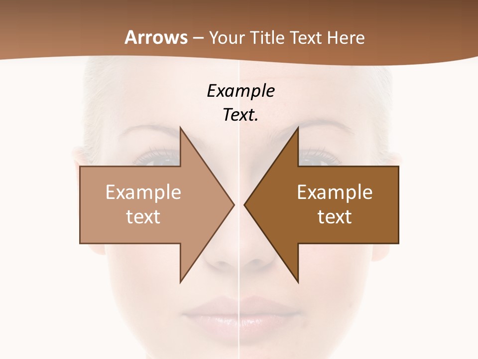 Young Skincare Girl PowerPoint Template