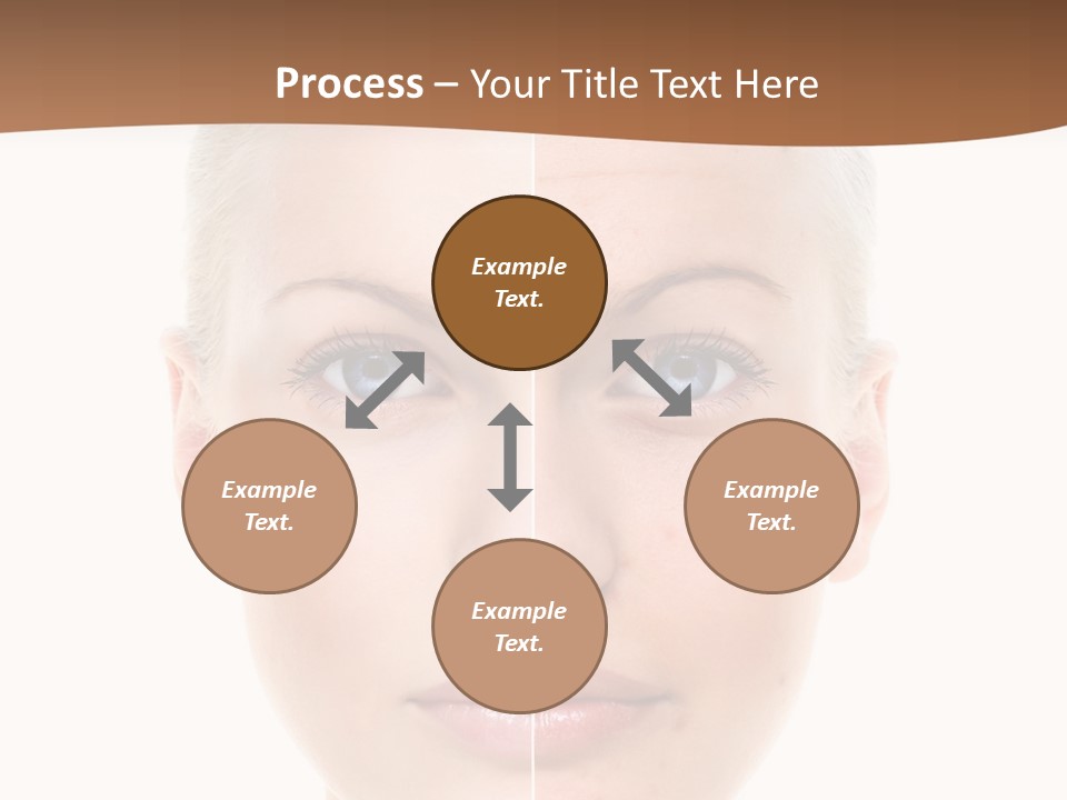 Young Skincare Girl PowerPoint Template