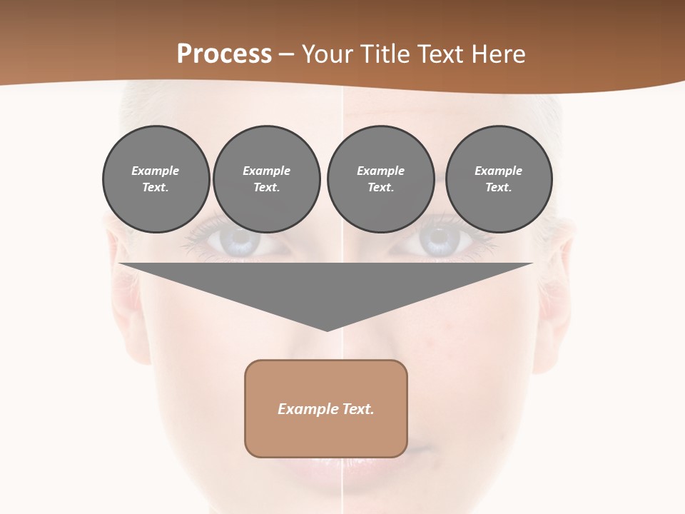 Young Skincare Girl PowerPoint Template