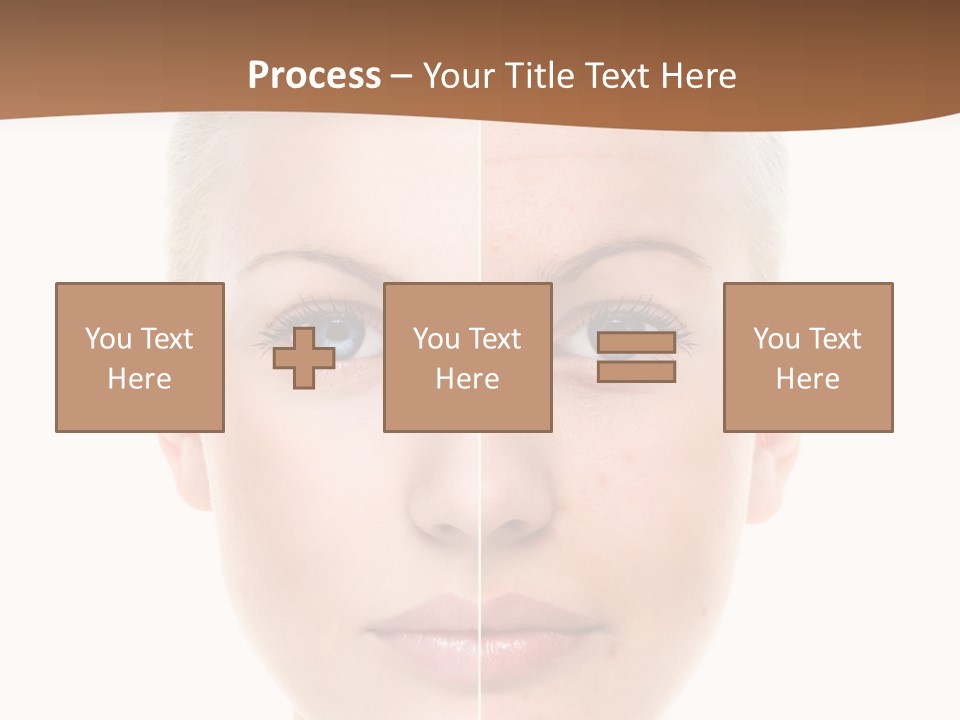 Young Skincare Girl PowerPoint Template