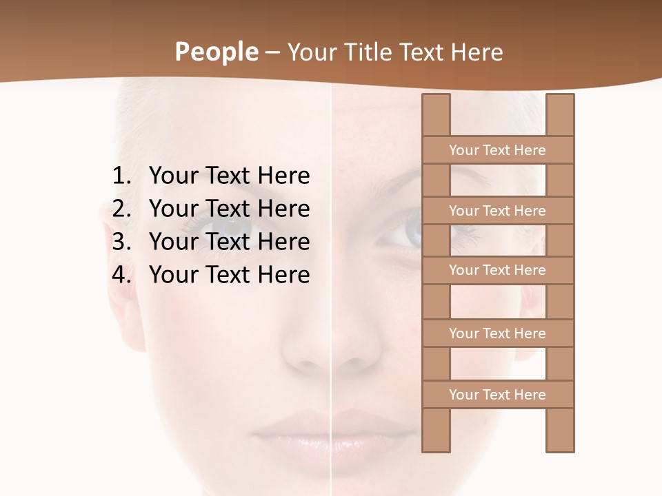 Young Skincare Girl PowerPoint Template