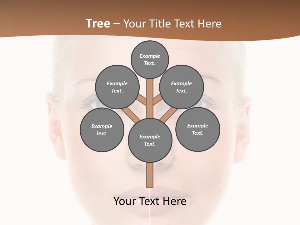 Young Skincare Girl PowerPoint Template