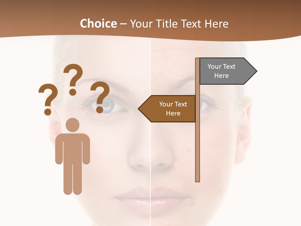 Young Skincare Girl PowerPoint Template