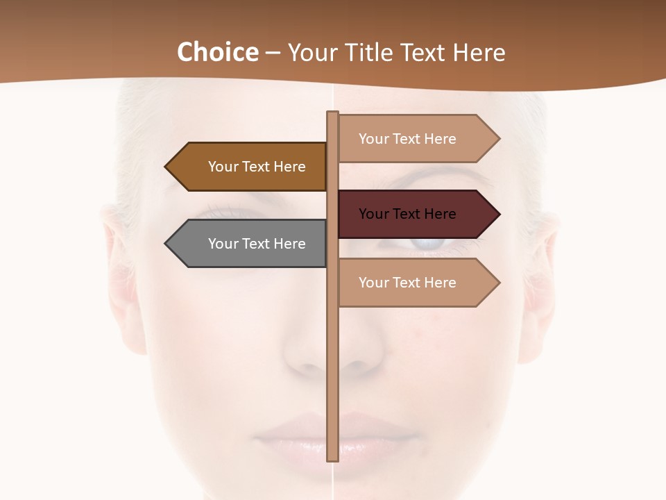 Young Skincare Girl PowerPoint Template