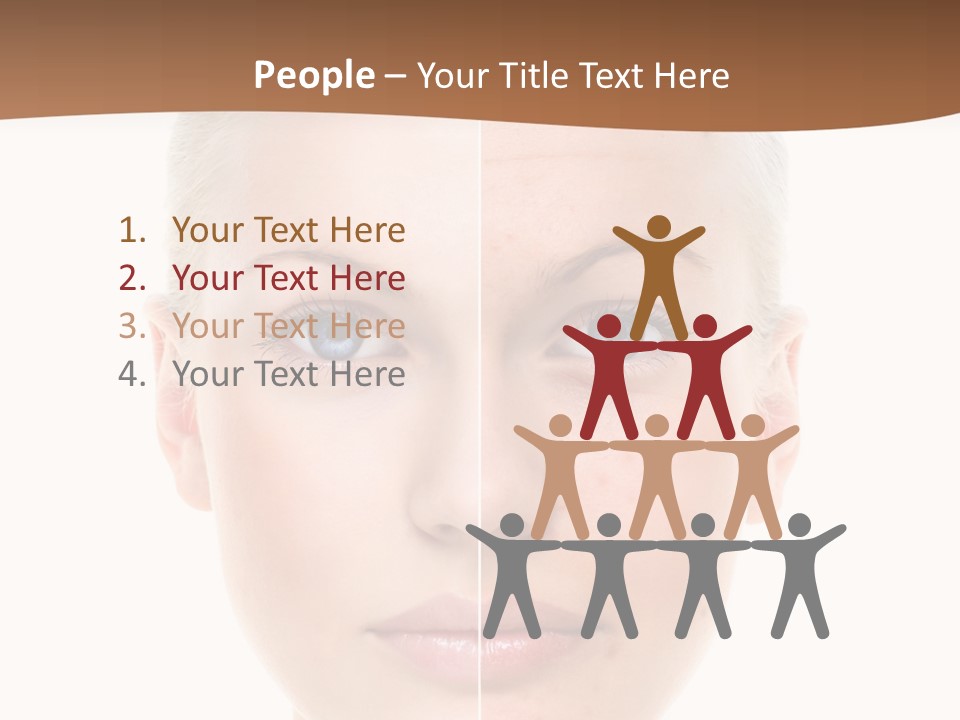 Young Skincare Girl PowerPoint Template