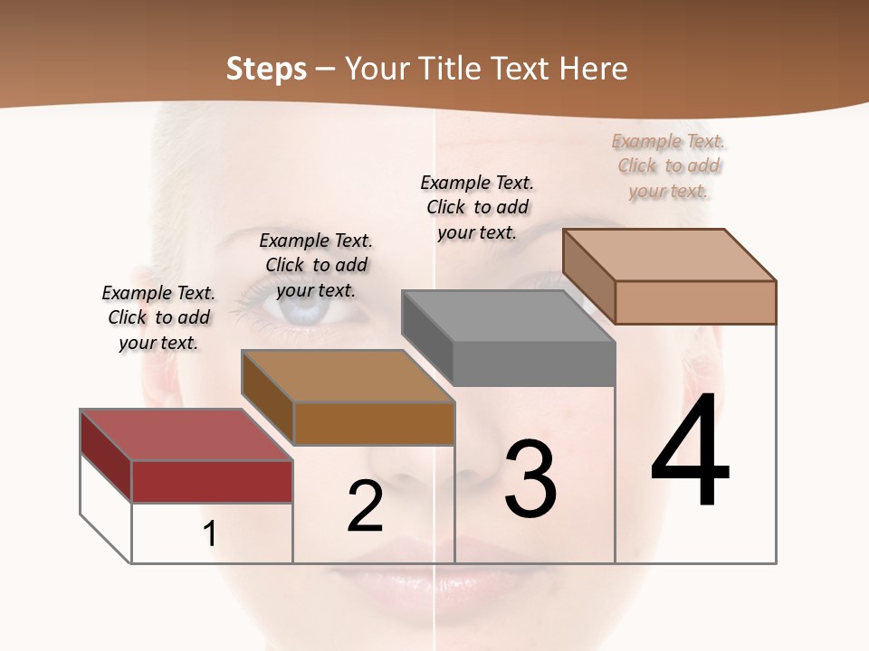 Young Skincare Girl PowerPoint Template