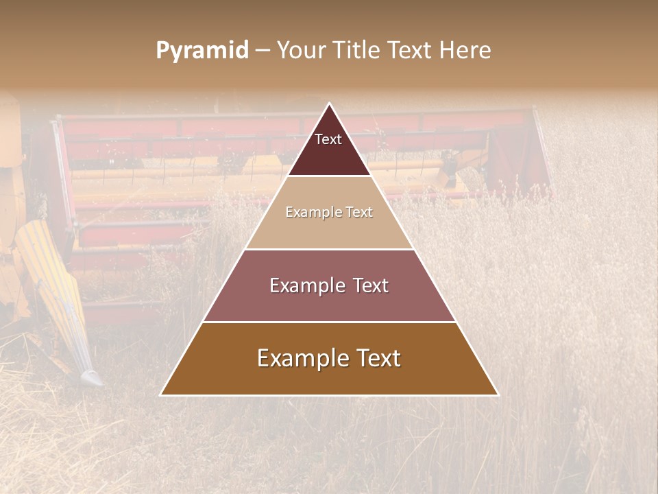 Combine Growing Food PowerPoint Template